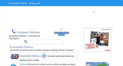 Desktop Screenshot of guatemalatelefonos.com